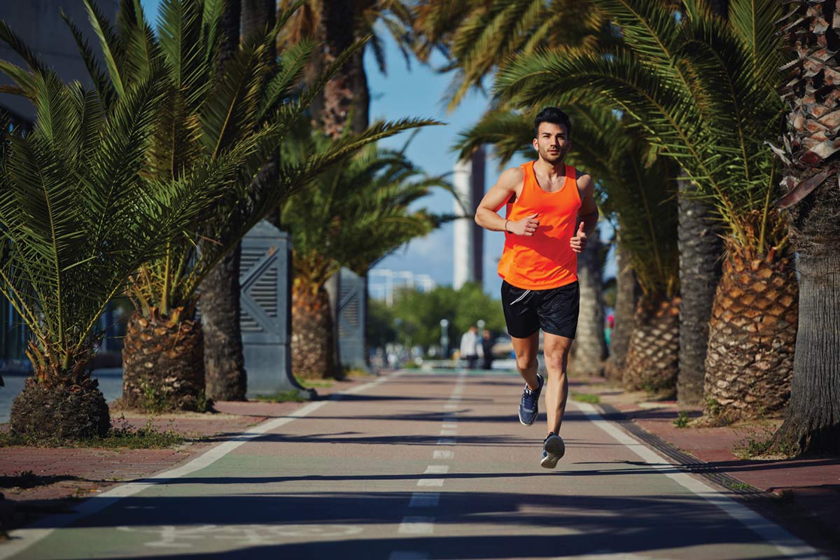 Landscaped Jogging Track